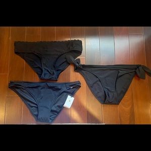 Black swim bottoms. Target. 2 large. 1 x-large.